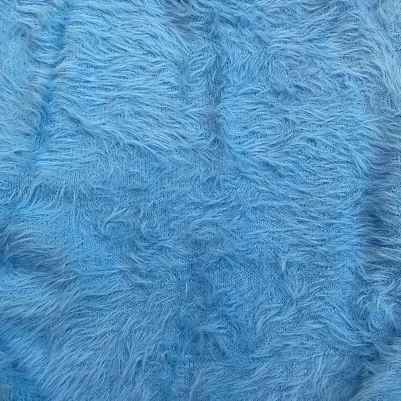 Future Collective fuzzy Y2K blue sweater - Picture 2 of 7